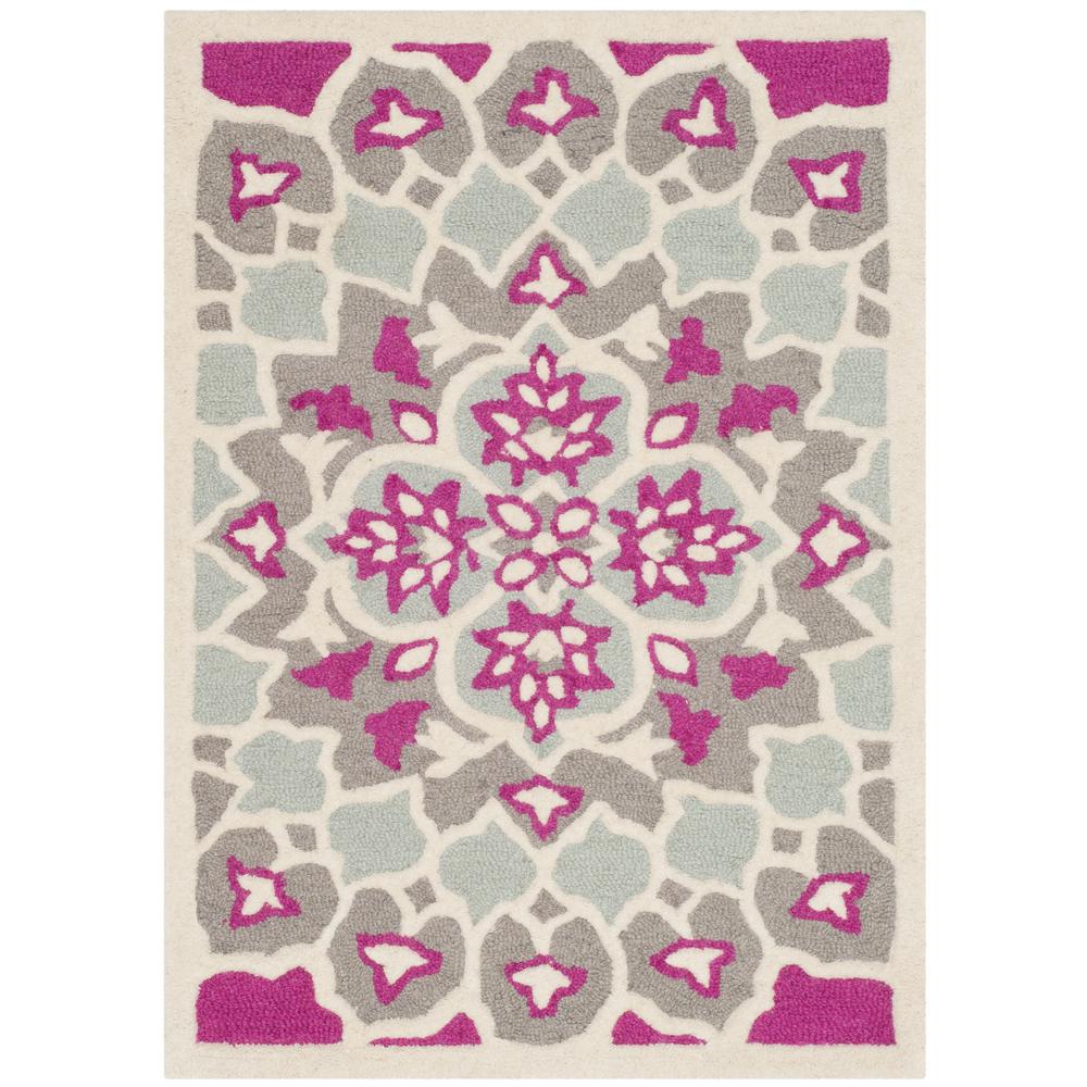 Safavieh Bellagio Gray Ivory 2 Ft X 3 Area Rug