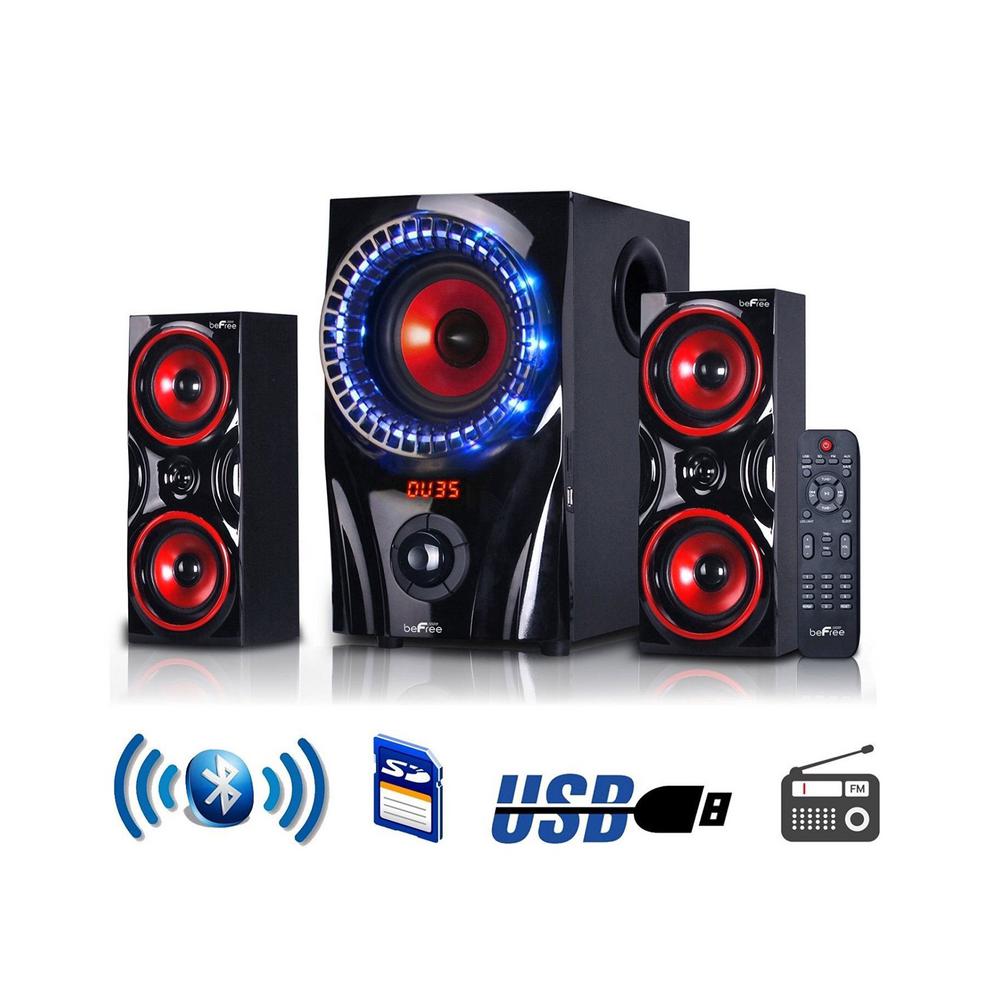 bluetooth home theater with wireless speakers