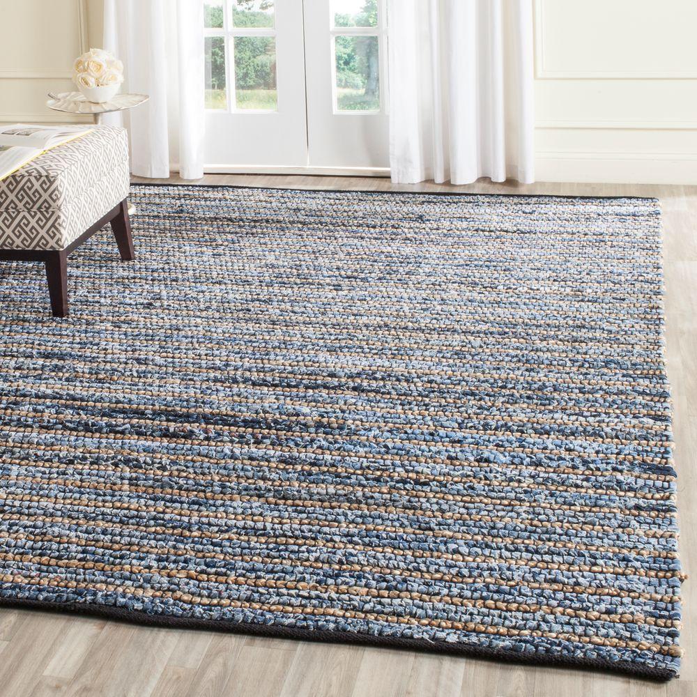 Safavieh Cape Cod Blue Natural 8 Ft X 10 Area Rug Cap363a Safavieh Cape Cod Blue Natural 8 Ft X 10 Area Rug Cap363a The Home Depot