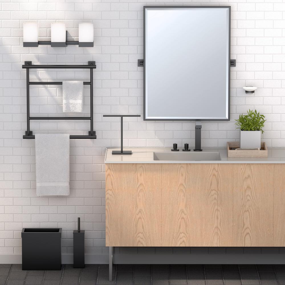 Gatco 11 13 In Modern Rectangle Base Countertop Hand Towel Bar