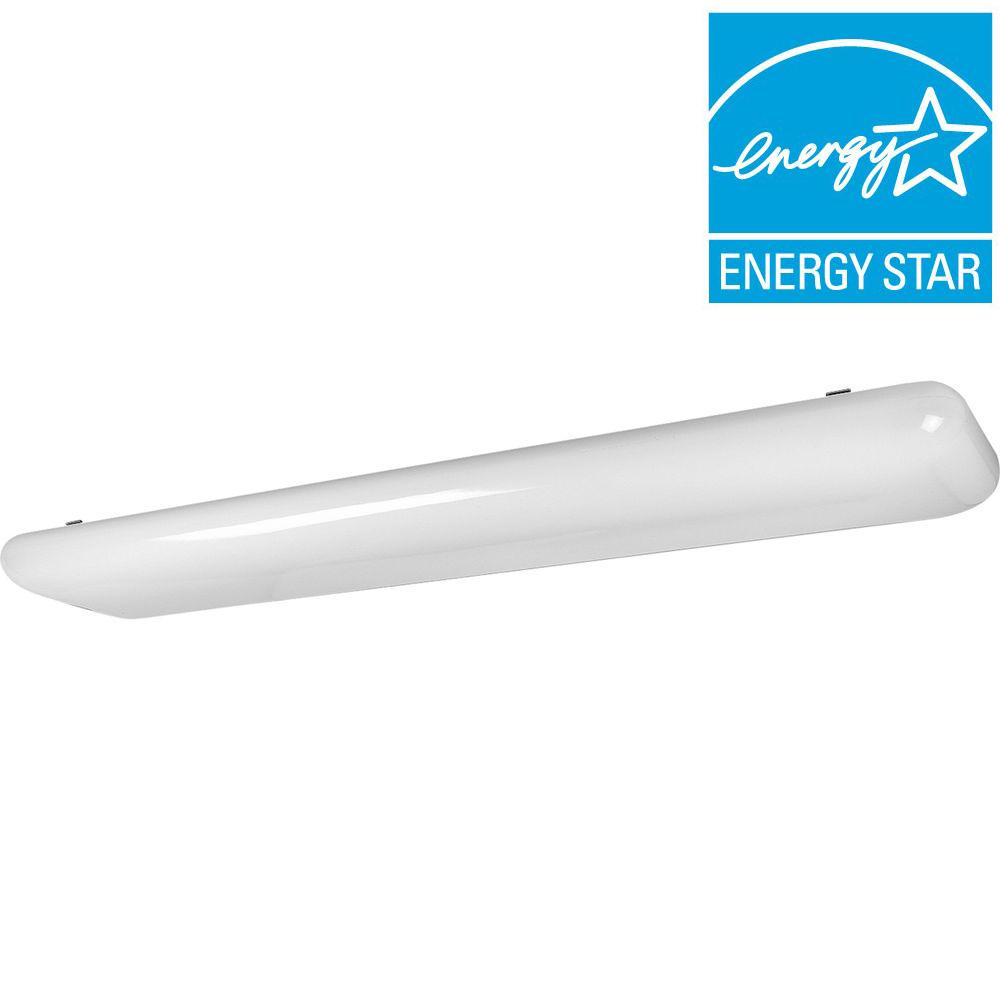 Progress Lighting 2-Light White Fluorescent Fixture by Progress Lighting