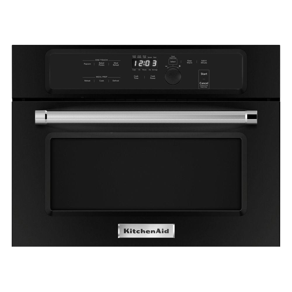 Kitchenaid 1 4 Cu Ft Built In Microwave Stainless Steel Built In Microwave Black