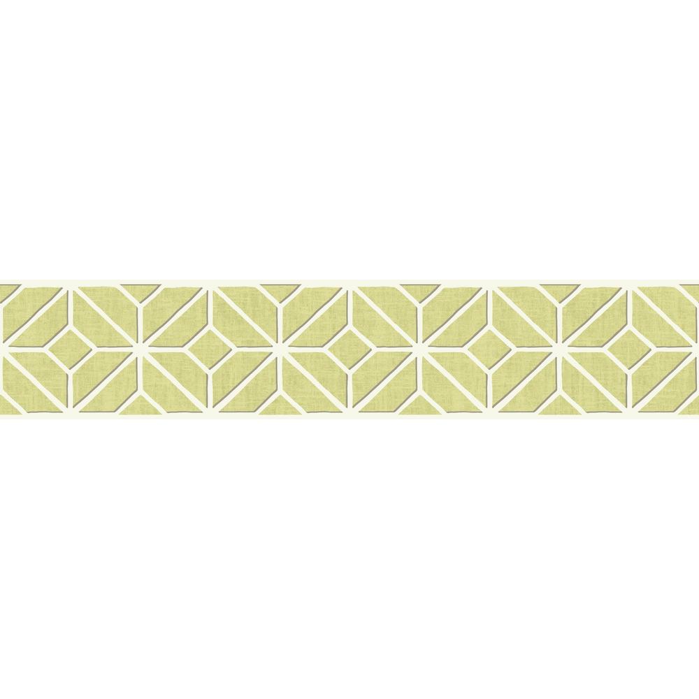 York Wallcoverings BP8266BD Border Portfolio Ii Mesa Border Green