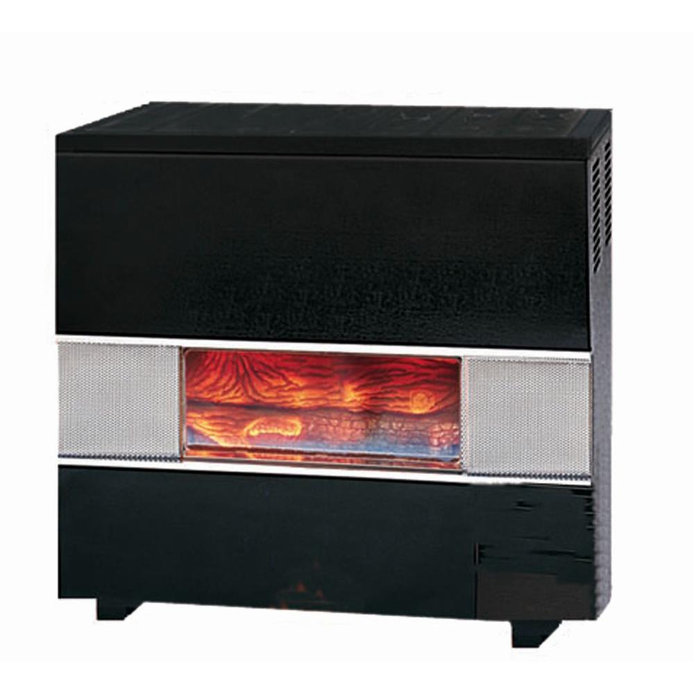 Williams 65 000 BTU Natural Gas Hearth Heater With Wall Or Cabinet   Blacks Williams Gas Wall Heaters 6502922a 64 1000 