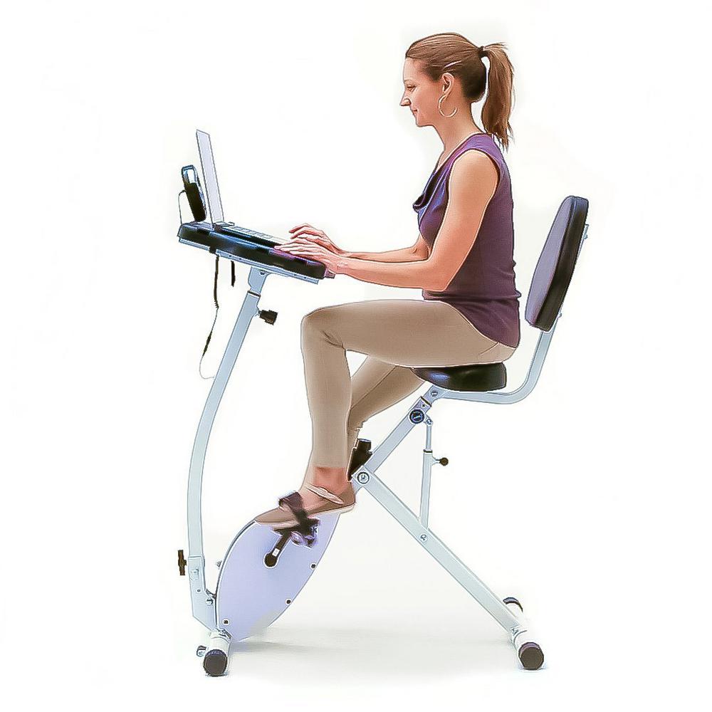 Fitdesk 4010 Rebent Bike Desk With Tablet Holder
