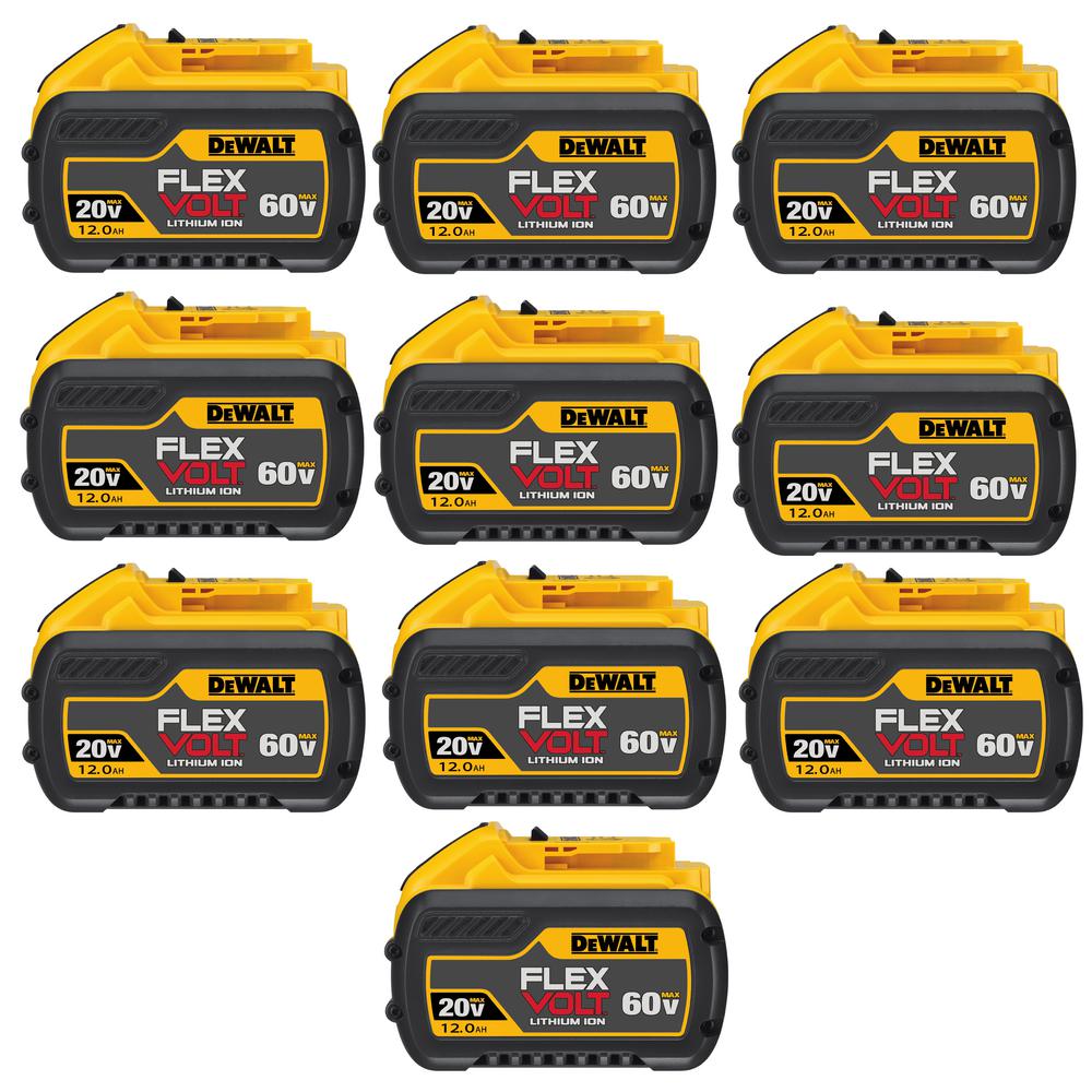 dewalt battery volt pack flexvolt max 0ah ah ion lithium batteries power