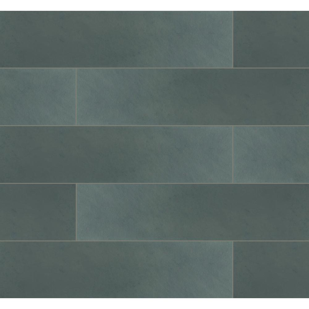 Msi Montauk Blue 6 In X 24 In Gauged Slate Floor And Wall Tile