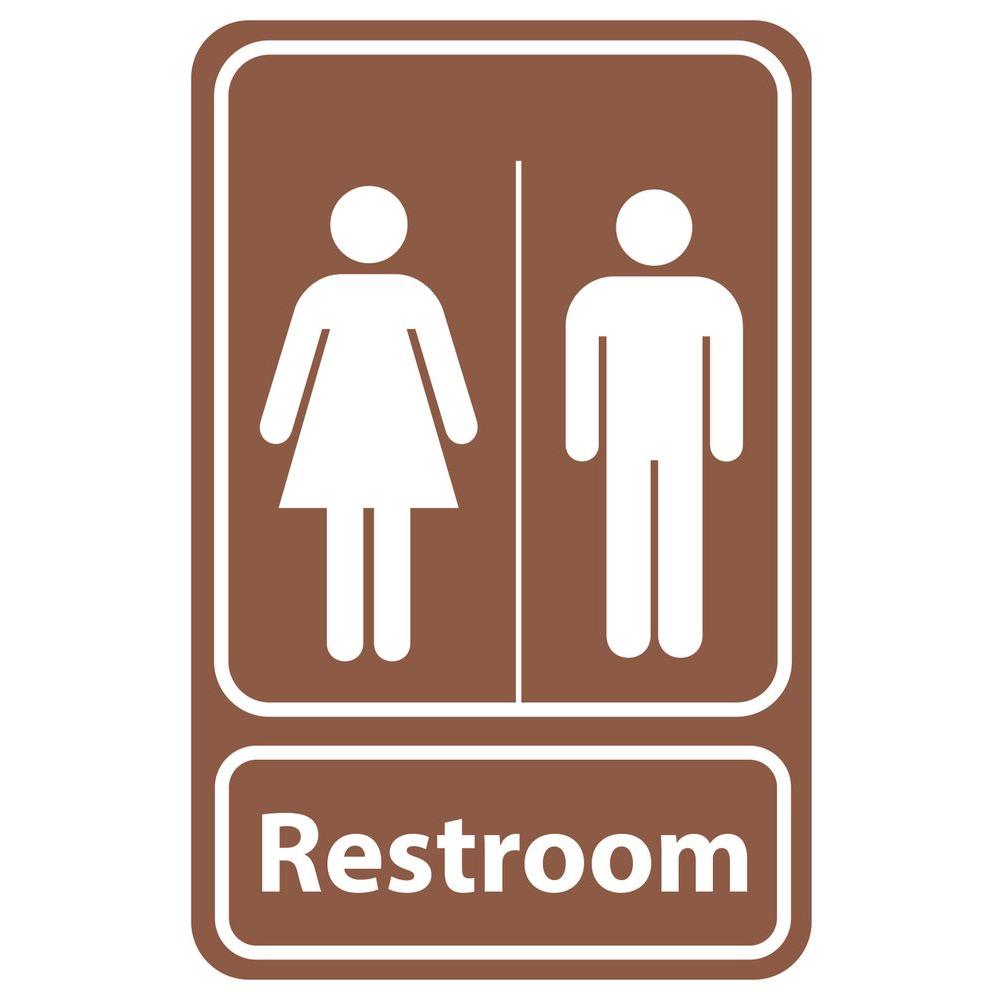 bathroom signage