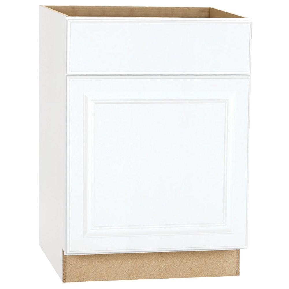 White Kitchen Cabinets The Home Depot Hampton Assembled 24x34 5x24 In Base Kitchen Cabinet With