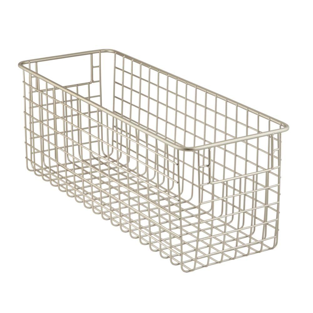 Interdesign Classico Deep Wire Basket 1 In Satin 90215 The Home