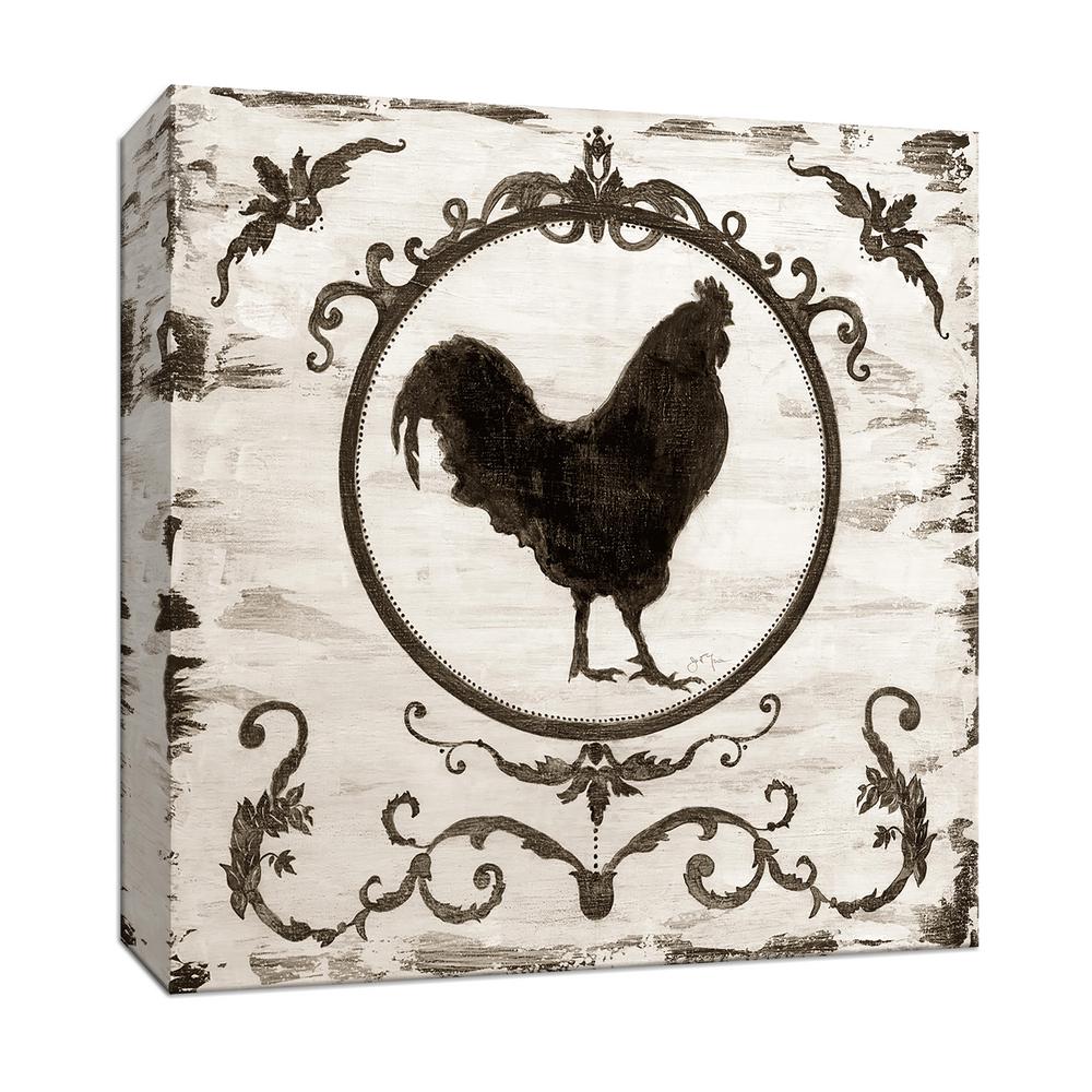 Ptm Images 15 In X 15 In Berkshire Rooster By Canvas Wall Art 9 165075 The Home Depot