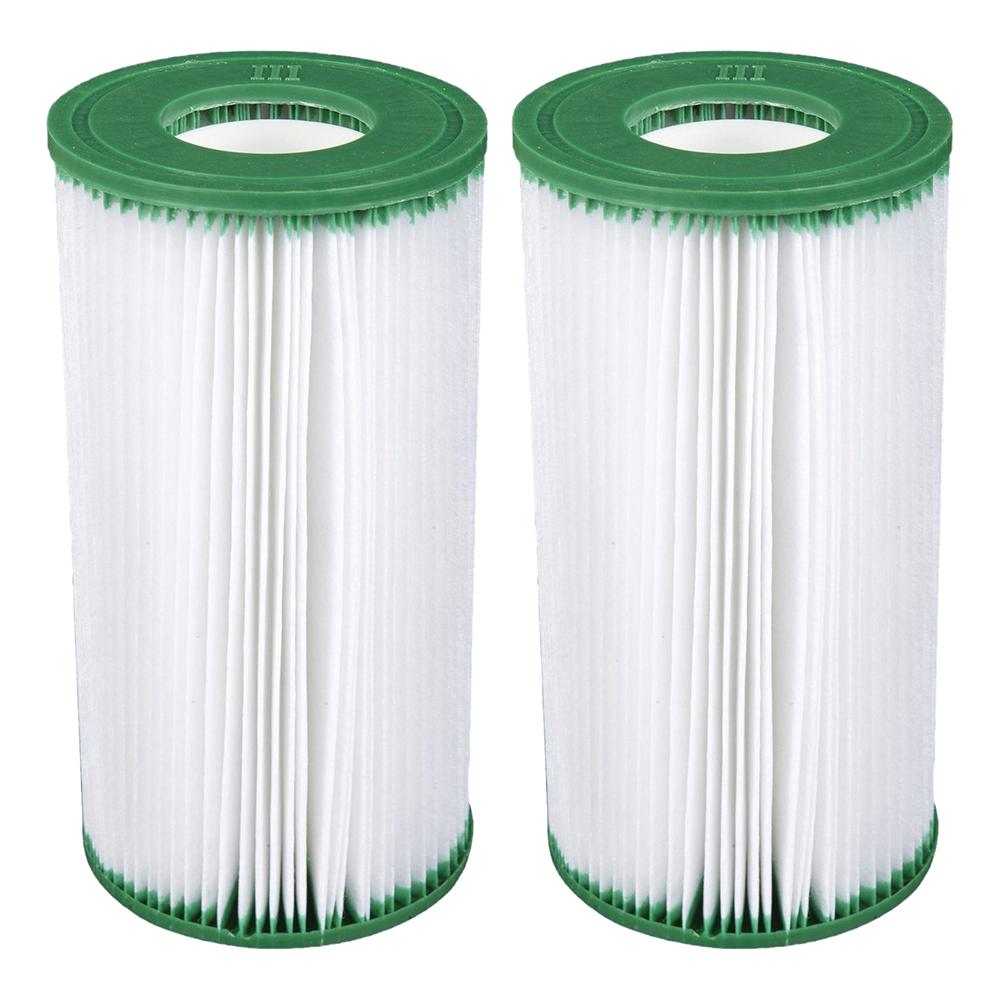 Bestway 4.25 in. Dia Type III A/C Pool Replacement Filter Cartridge (2
