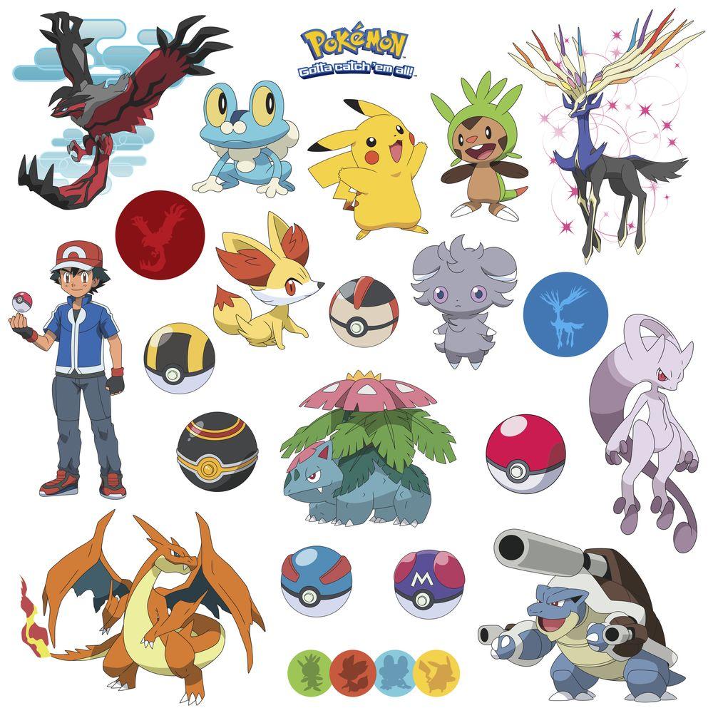 5 In X 115 In Pokemon Xy Peel And Stick Wall Decal