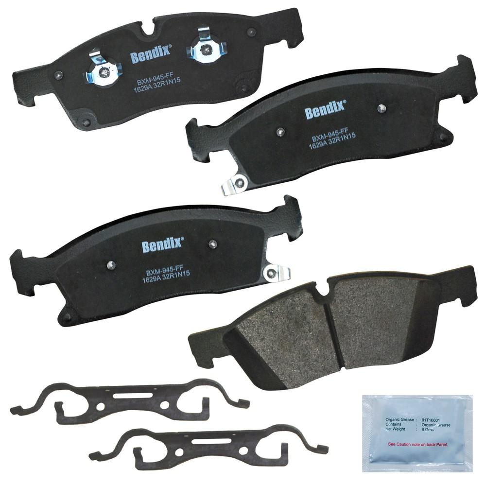 Bendix Bendix Premium Copper Free Semi-Metallic BPR Disc Brake Pad ...