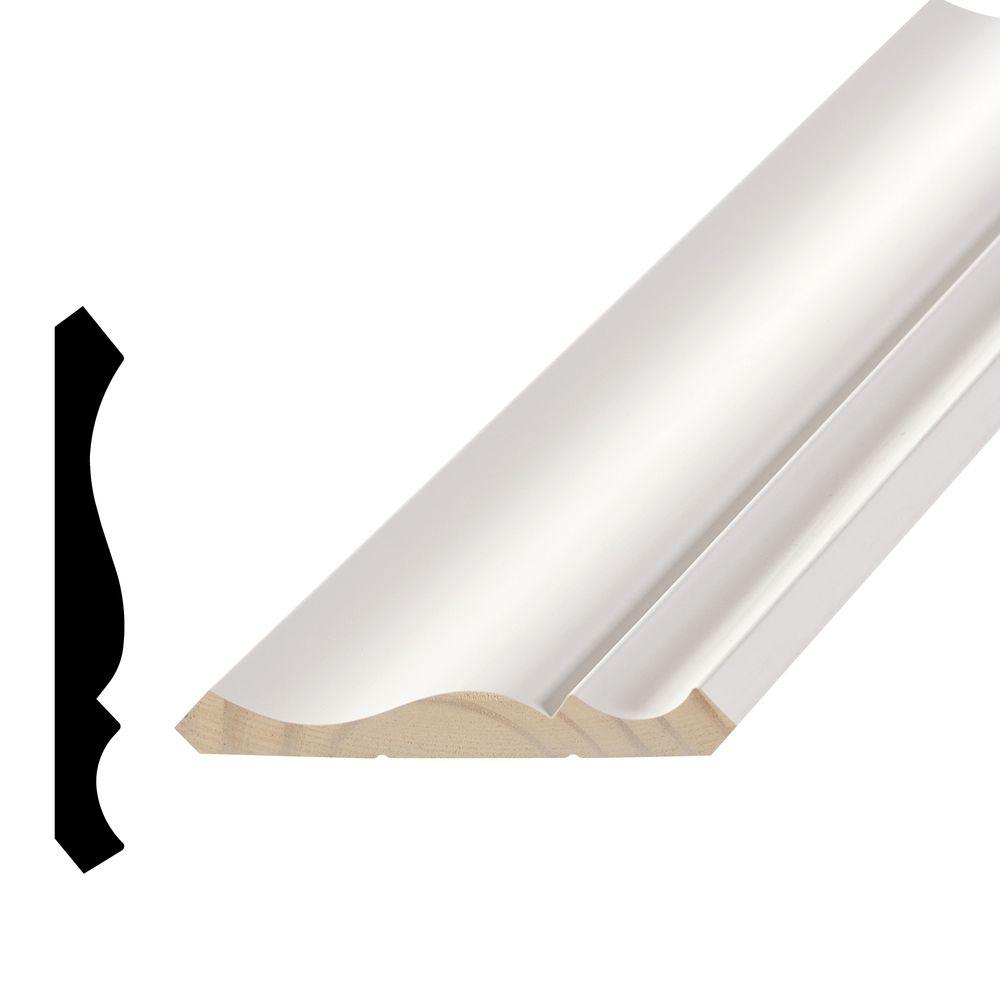 Alexandria Moulding LWM 47 9/16 In. X 4-5/8 In. Primed Pine Finger ...