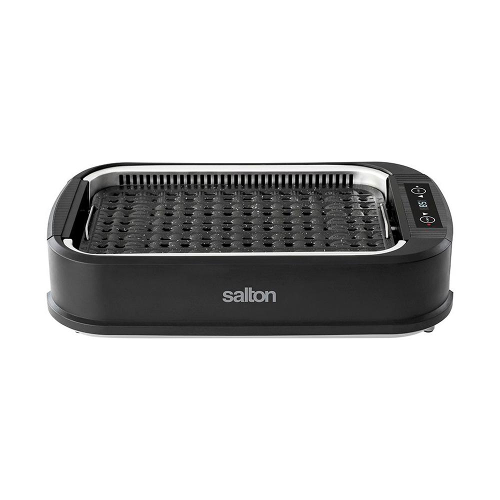 Salton Indoor Smokeless Electric BBQ Grill 125016 The Home Depot