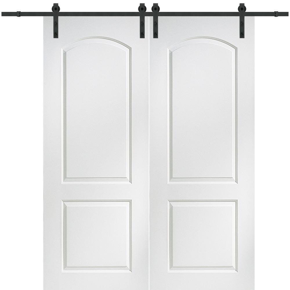 2 Panel Barn Doors Interior & Closet Doors The Home Depot