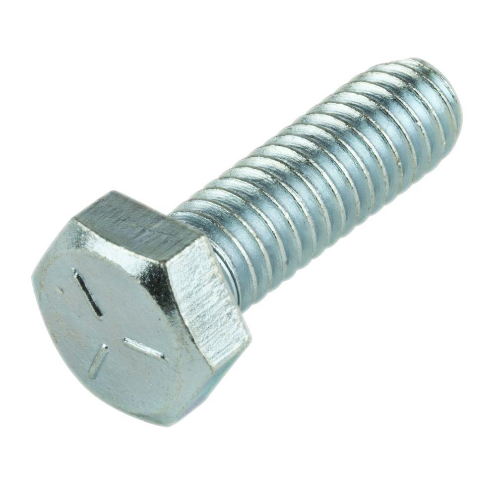 Everbilt 5/8 in.18 tpi x 1 in. Zinc Grade 5 Fine Thread Hex Bolt