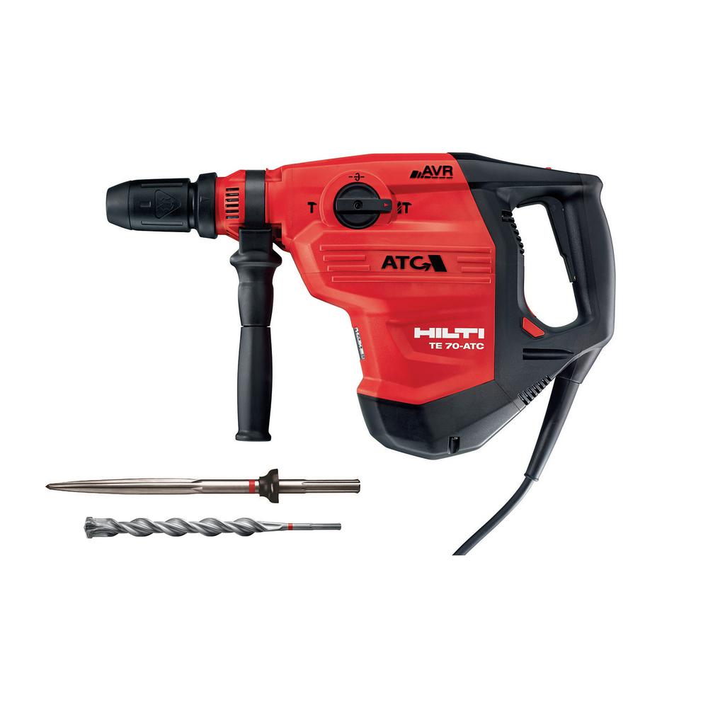Best Rated Demolition Breaker Hammers Concrete Drilling Tools 120 Volt Sds Max Te 70 Atc Avr Corded Rotary Hammer Drill