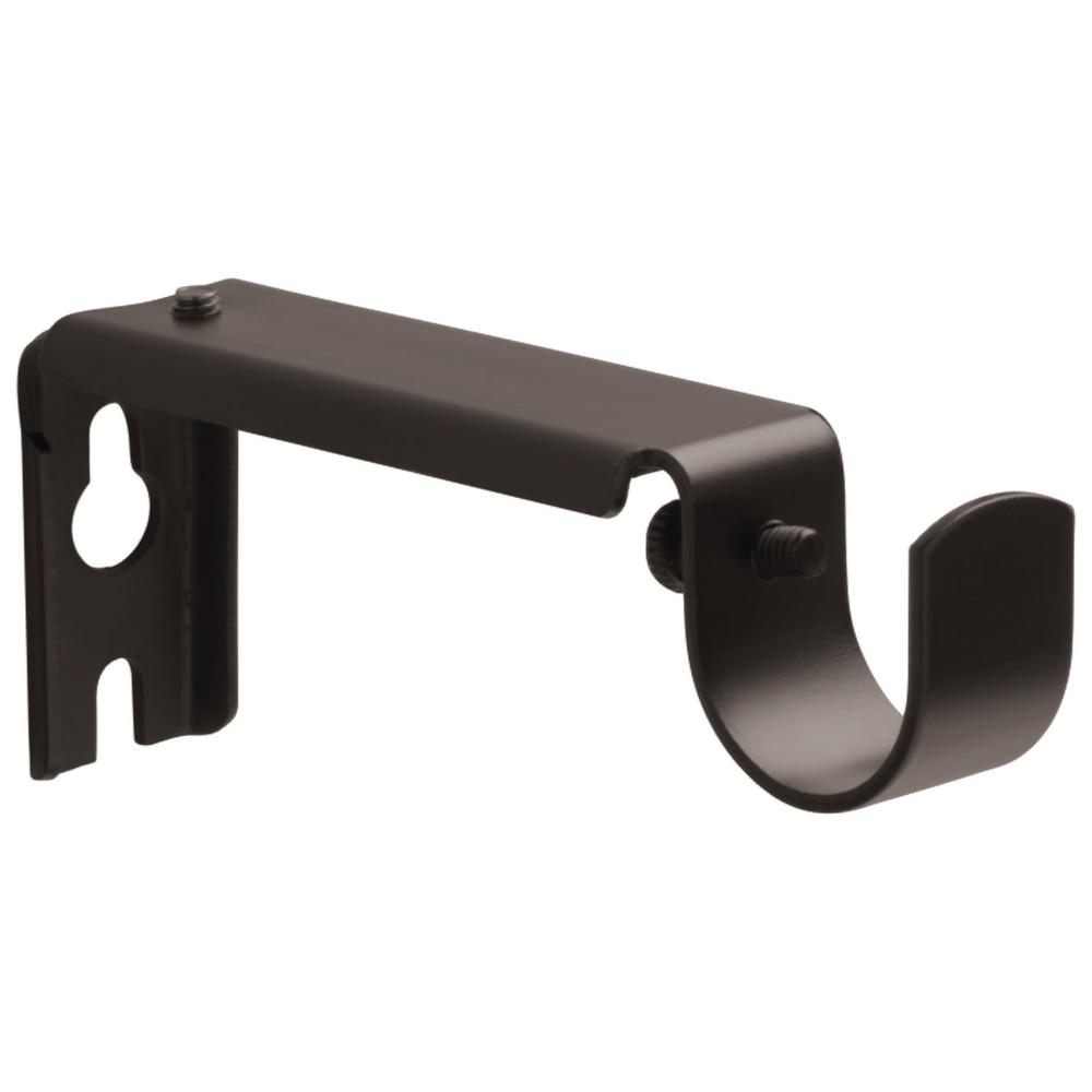 Curtain Rod Brackets Curtain Hardware The Home Depot