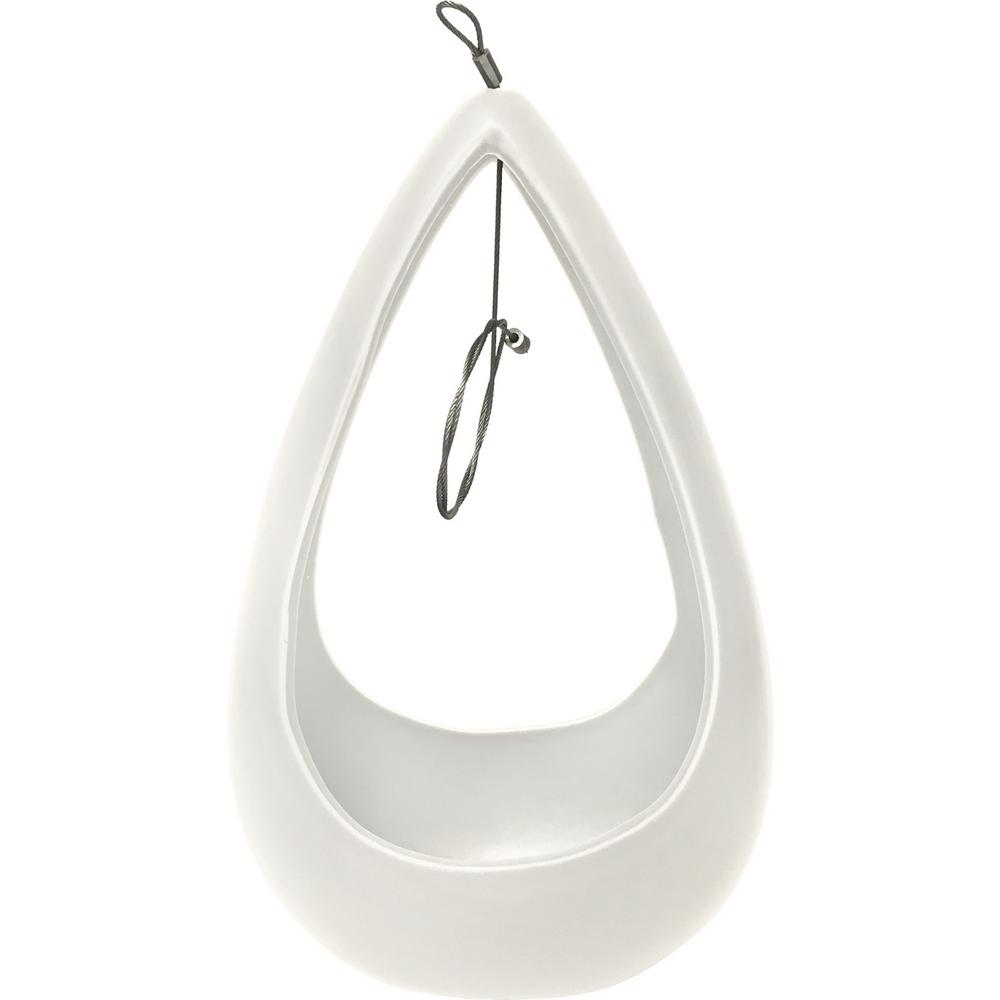 Arcadia Garden S Cone 8 1 2 In X 5 4 Matte White Arcadia Garden S Cone 8 1 2 In