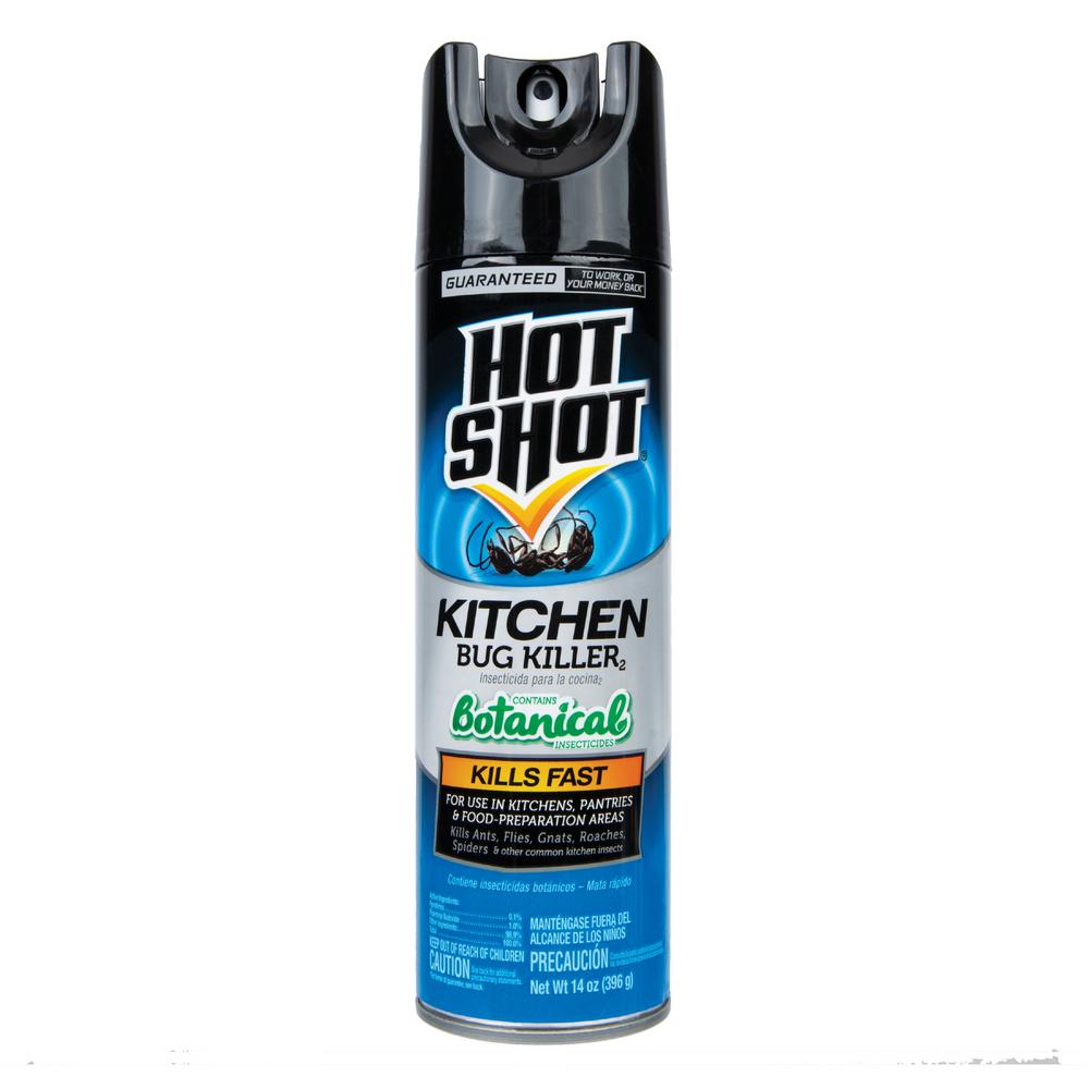 Hot Shot 14oz Aerosol Kitchen Bug Killer 2-Pack-HG-96959 - The Home Depot