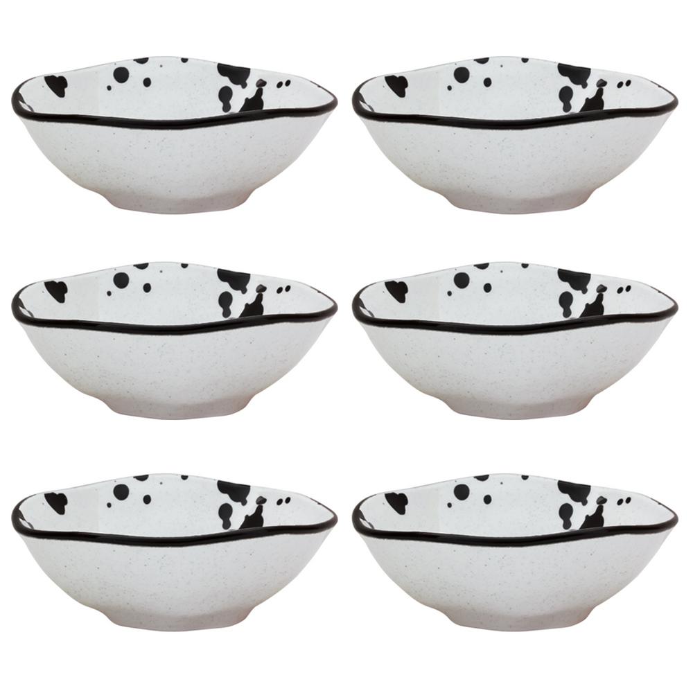 Manhattan Comfort RYO 20.29 oz. Black and White Porcelain Soup Bowls (Set of 12) was $169.99 now $102.45 (40.0% off)