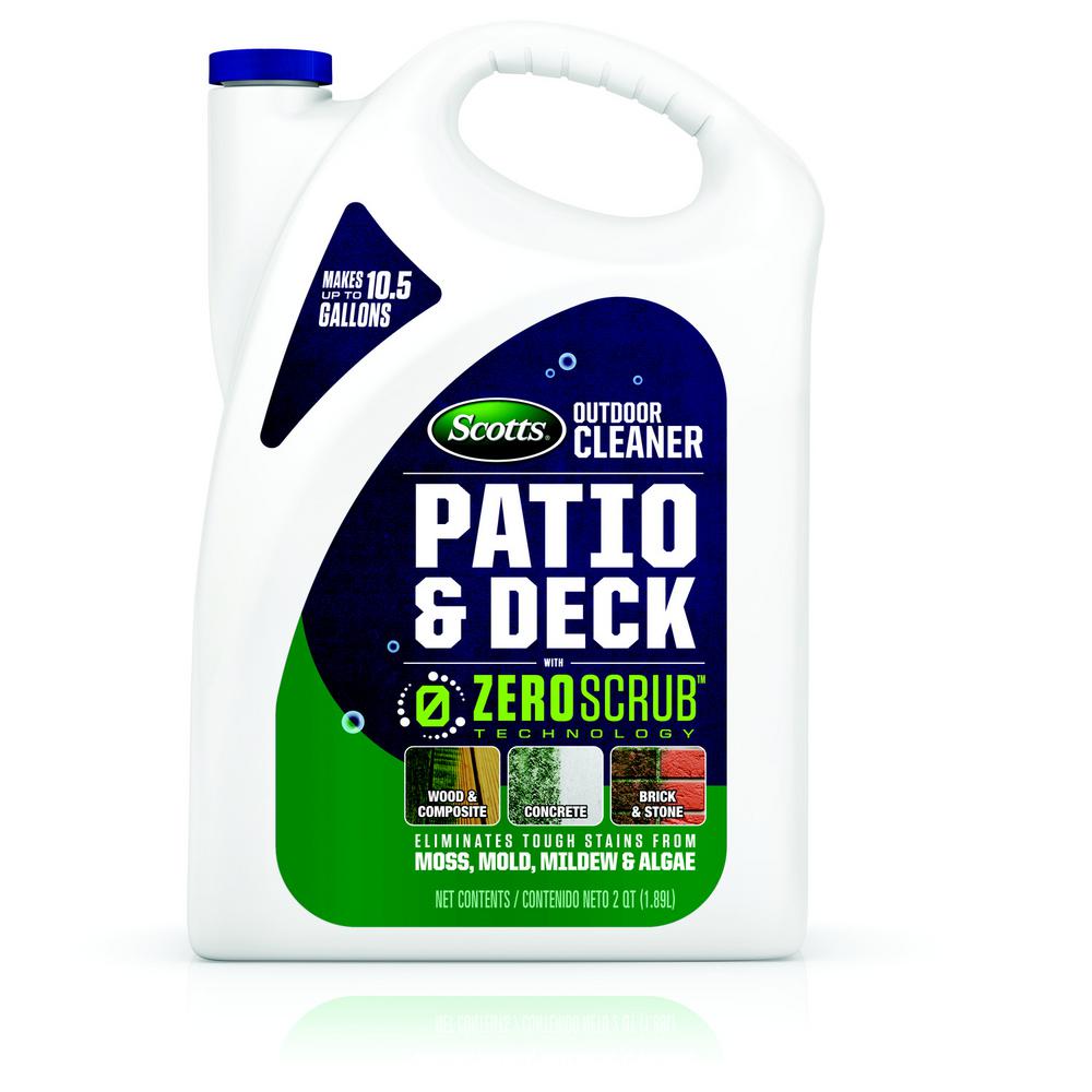 Scotts 0 5 Gal Outdoor Cleaner Patio And Deck With Zeroscrub