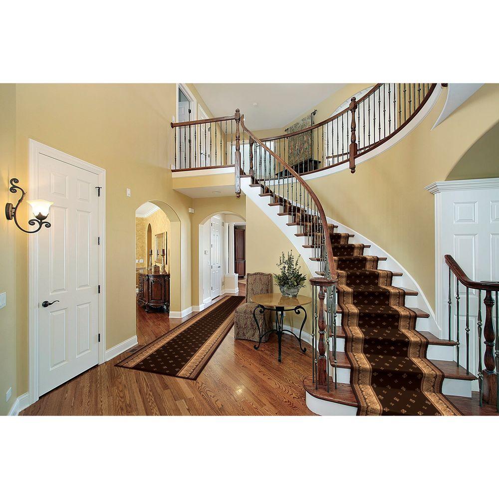 Natco Stratford Kazmir Red 26 In X Your Choice Length Stair Runner 8265rdrn The Home Depot