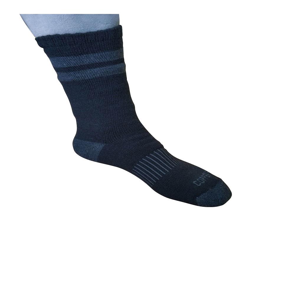 Copper Fit Thermal Work Socks Black 2 Pack Gbg Cfhskbkch The