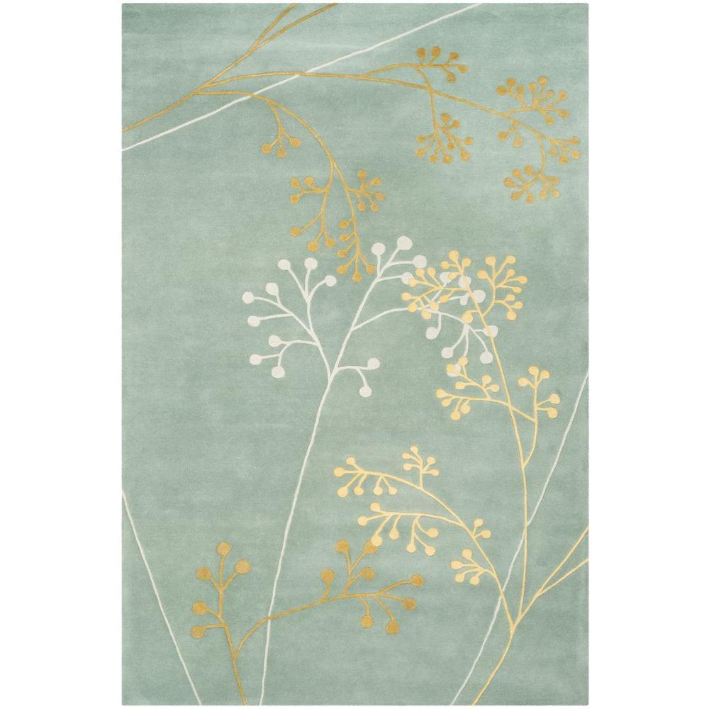 Safavieh Soho Light Blue 5 ft. x 8 ft. Area RugSOH305A5 The Home Depot
