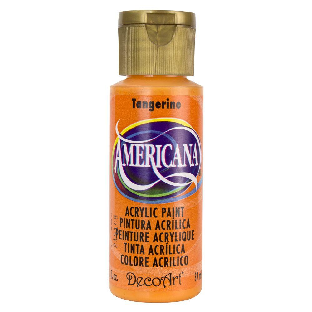 DecoArt Americana 2 oz. Tangerine Acrylic PaintDAO123 The Home Depot