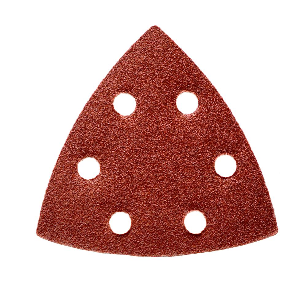 25 PCS Aluminium Oscillating Multi Tool Grits Triangular Sandpaper Sanding Pads Abrasive Sandpaper 60//80//120//180//240#