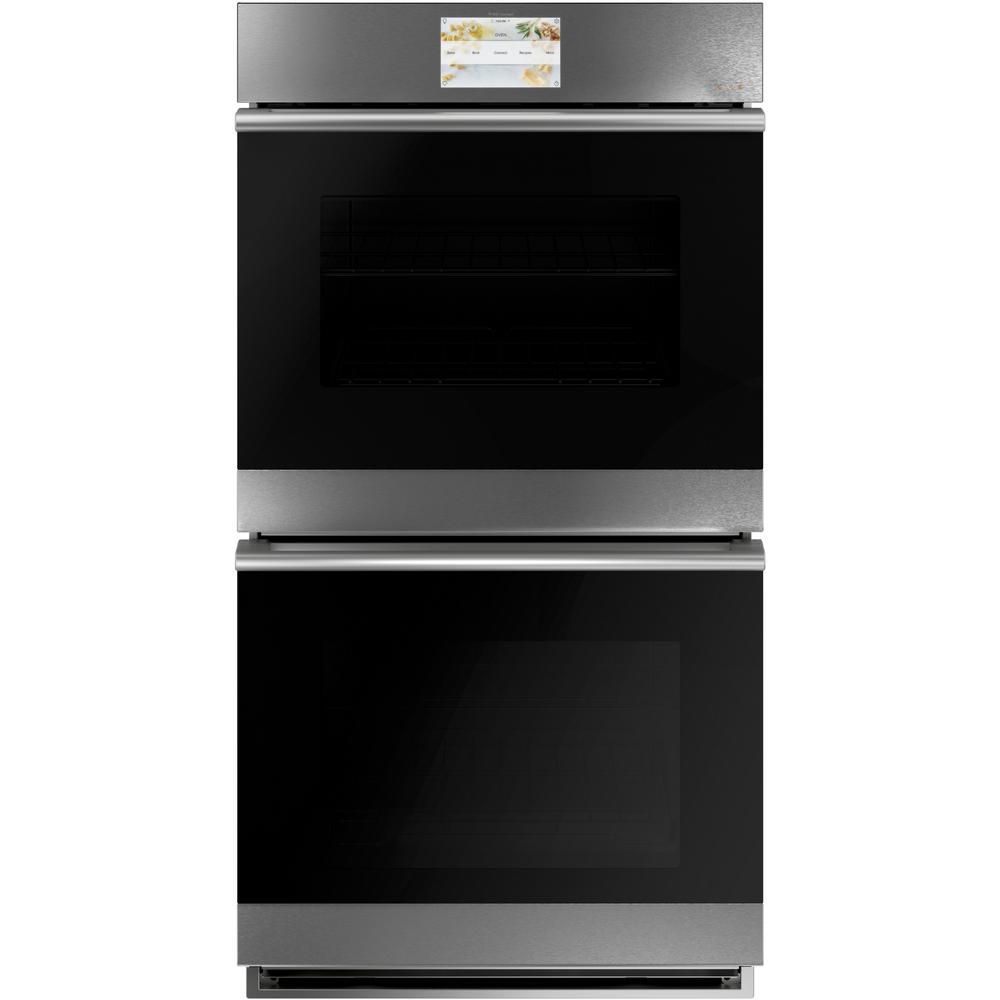 Cafe 27 in. Smart Double Electric Wall Oven with Convection Self