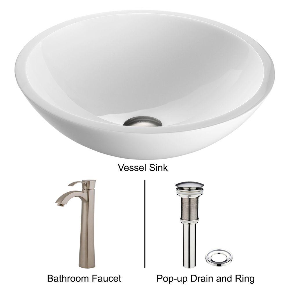 Composite - Vessel Sinks - Bathroom Sinks - The Home Depot Composite - Vessel Sinks - Bathroom Sinks - The Home Depot