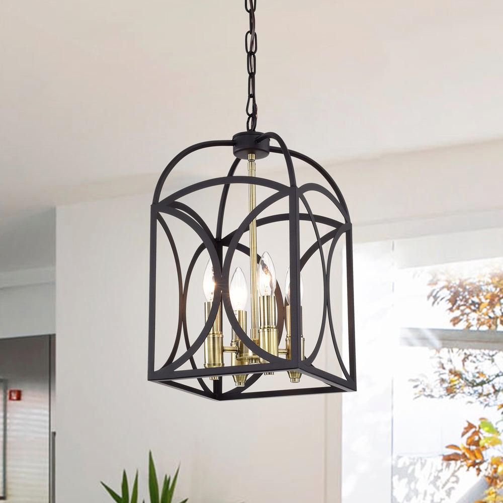 Warehouse Of Tiffany Wenibal 13 In 4 Light Indoor Multi Pendant Light Indoor Multi Pendant