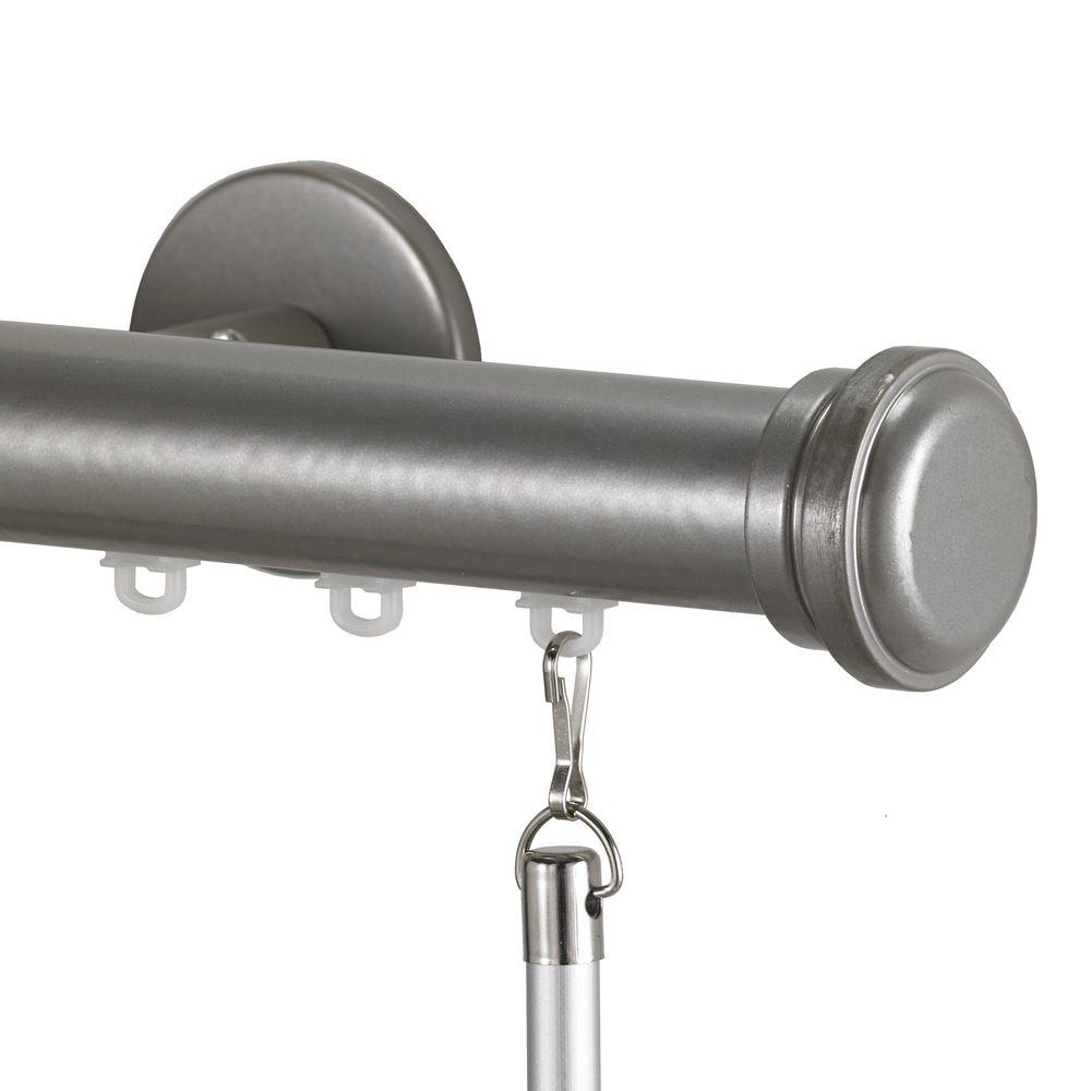 Art Decor Tekno 25 Decorative 96 In Traverse Rod In Antique