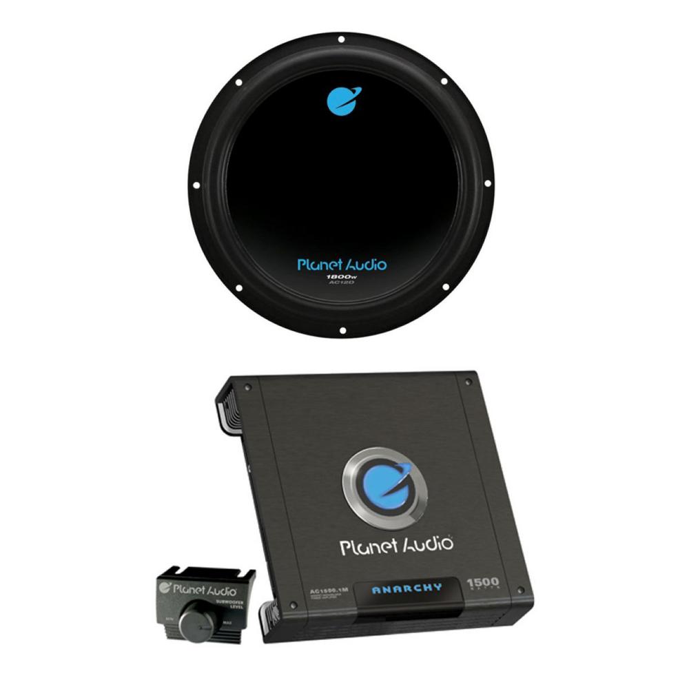 planet audio 1800 watt sub