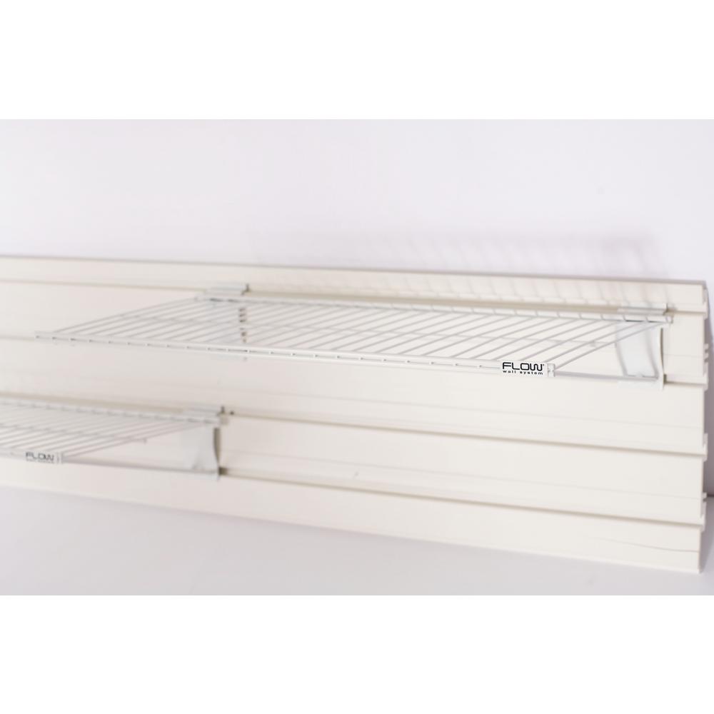 EZ Shelf 40 in. - 73 in. Expandable Shelf in Silver-EZS-S72S - The Home ...