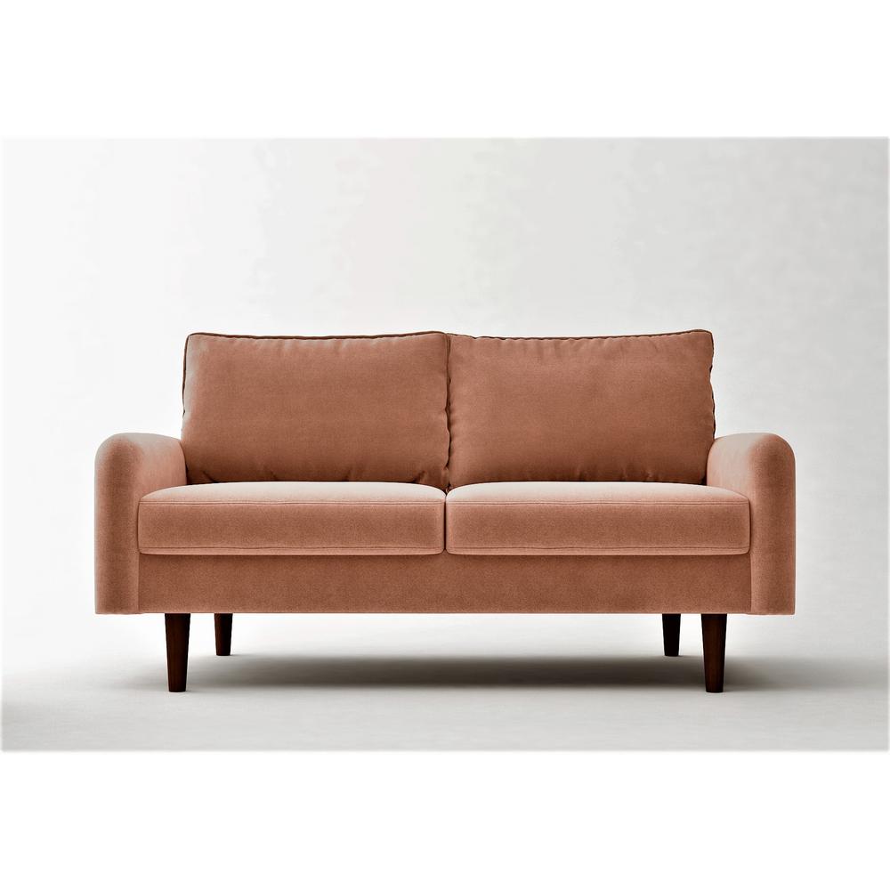 Us Pride Furniture Vivo Rose Velvet 2 Seater Loveseat European Vivo Rose Velvet 2 Seater Loveseat