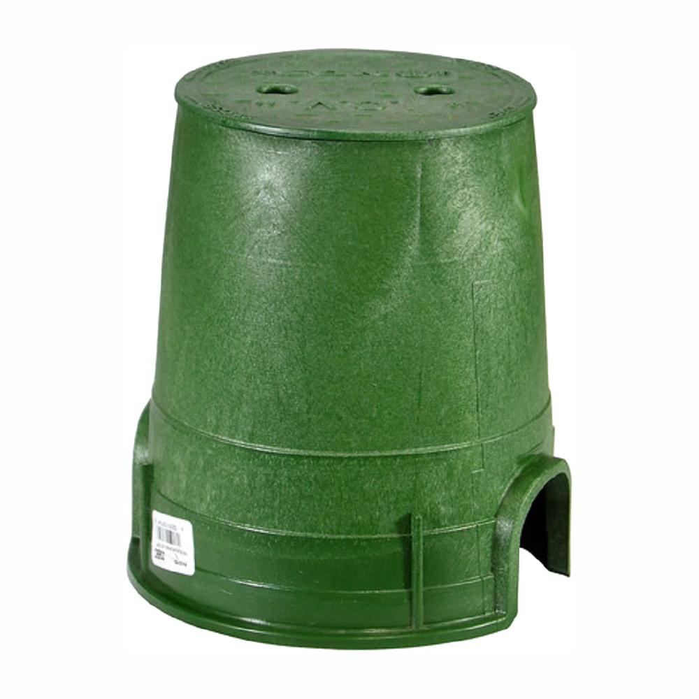 Round Green Valve Boxes Watering & Irrigation The Home Depot