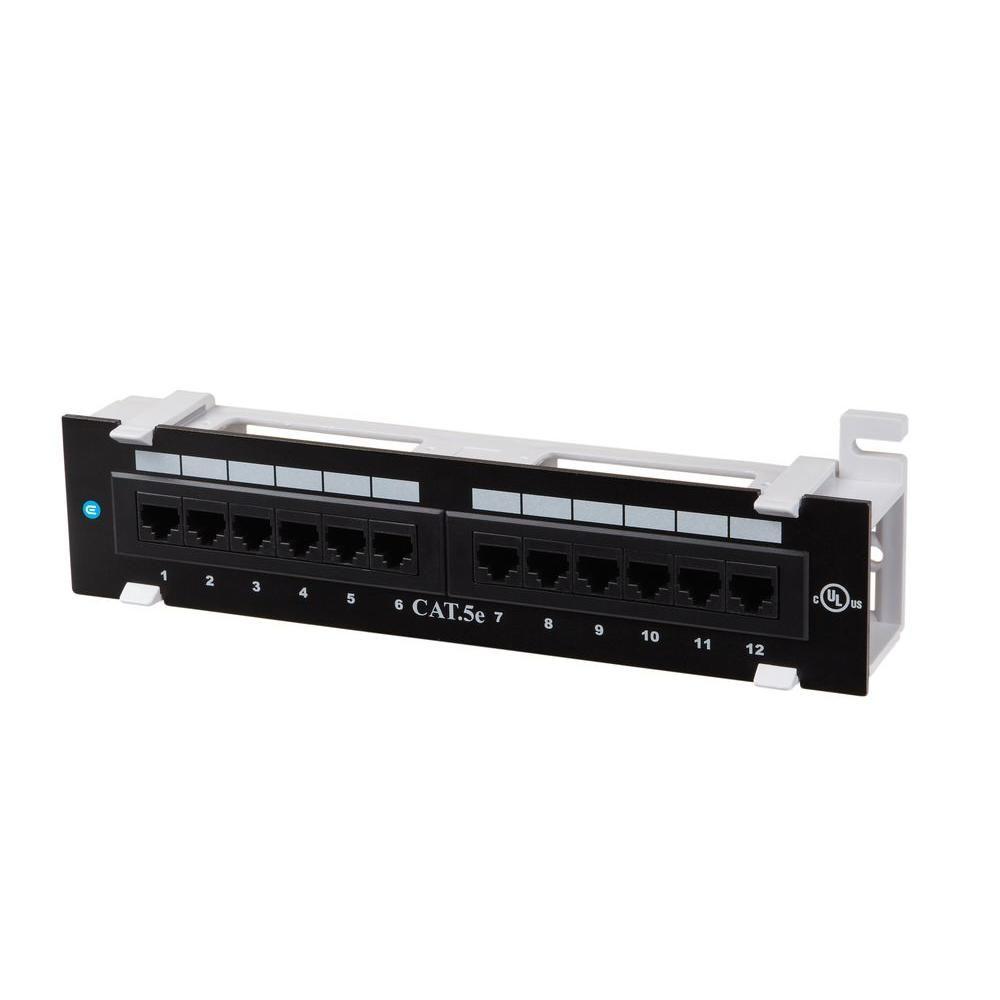 Patch Panel with 89D Mounting Bracket 