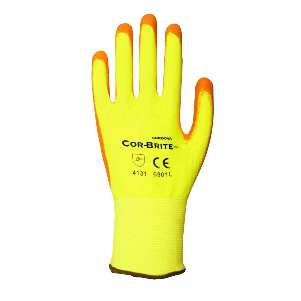 pu palm coated gloves