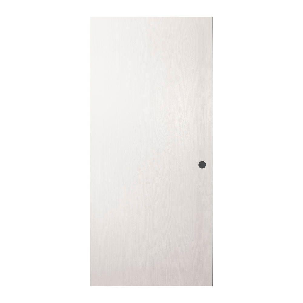 JELDWEN 30 in. x 80 in. Primed Flush Hardboard Interior Door Slab