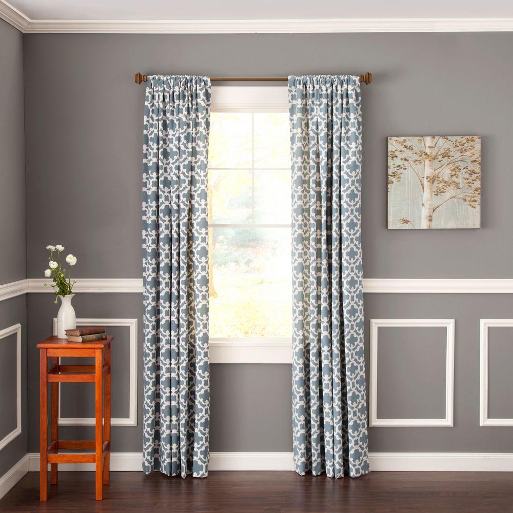 Kenney Kingston 66 in. 120 in. Telescoping 3/4 in. Curtain Rod Kit in