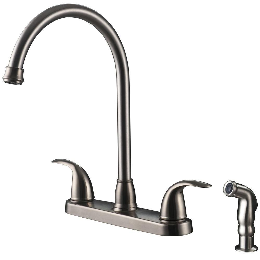 Ultra Faucets Vantage Collection 2Handle Standard Kitchen Faucet with