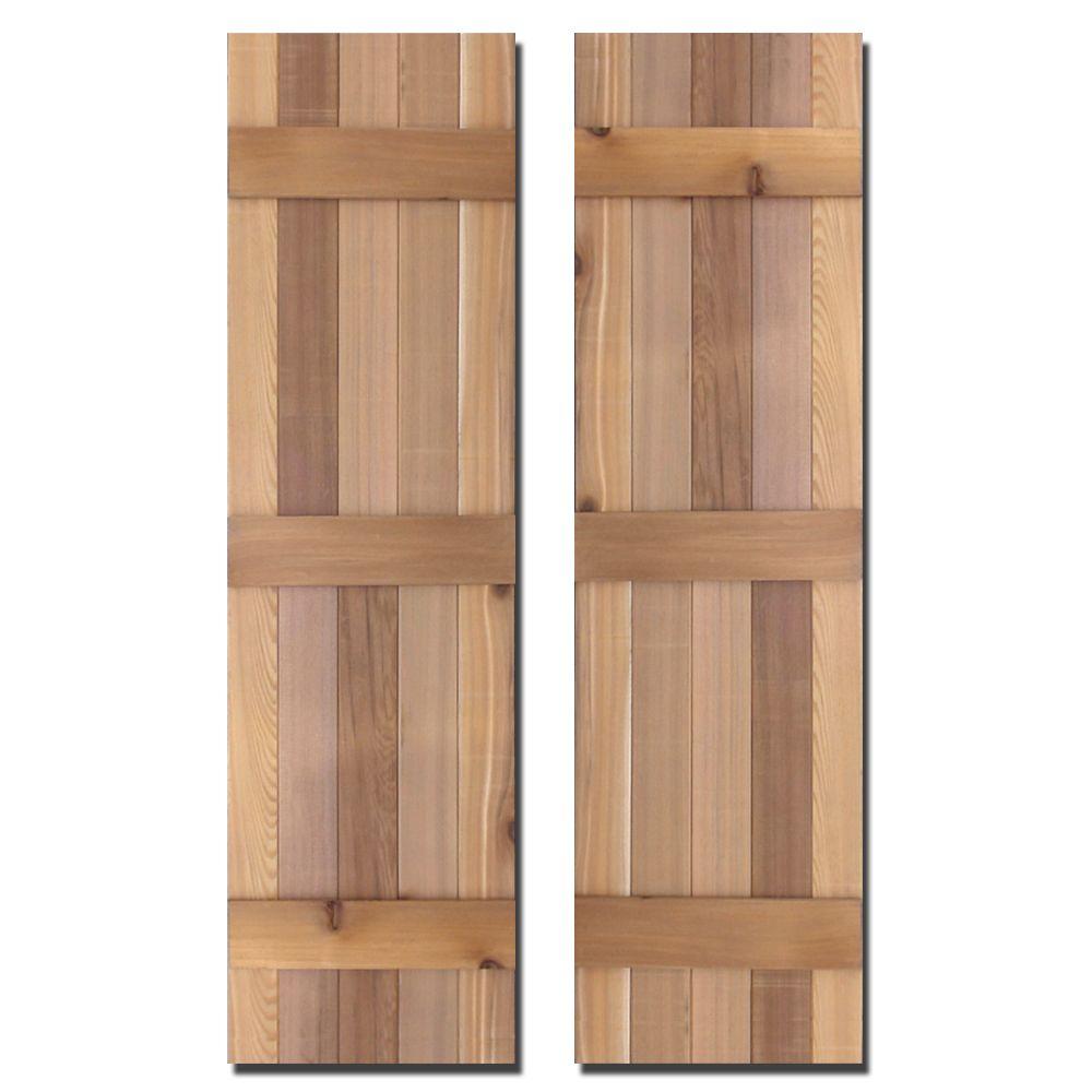 Board Batten Exterior Shutters The Home Depot 12