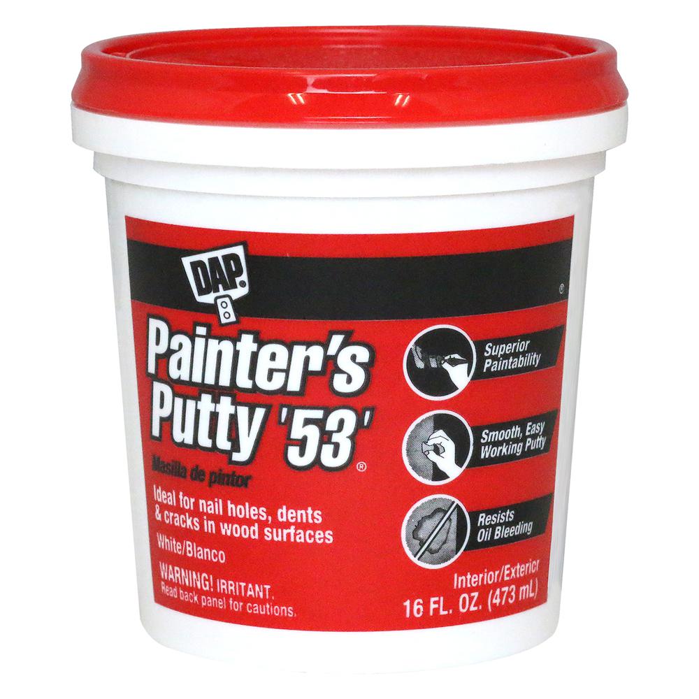DAP Painter's Putty '53' 16 oz. White (12Pack)7079812242 The Home Depot