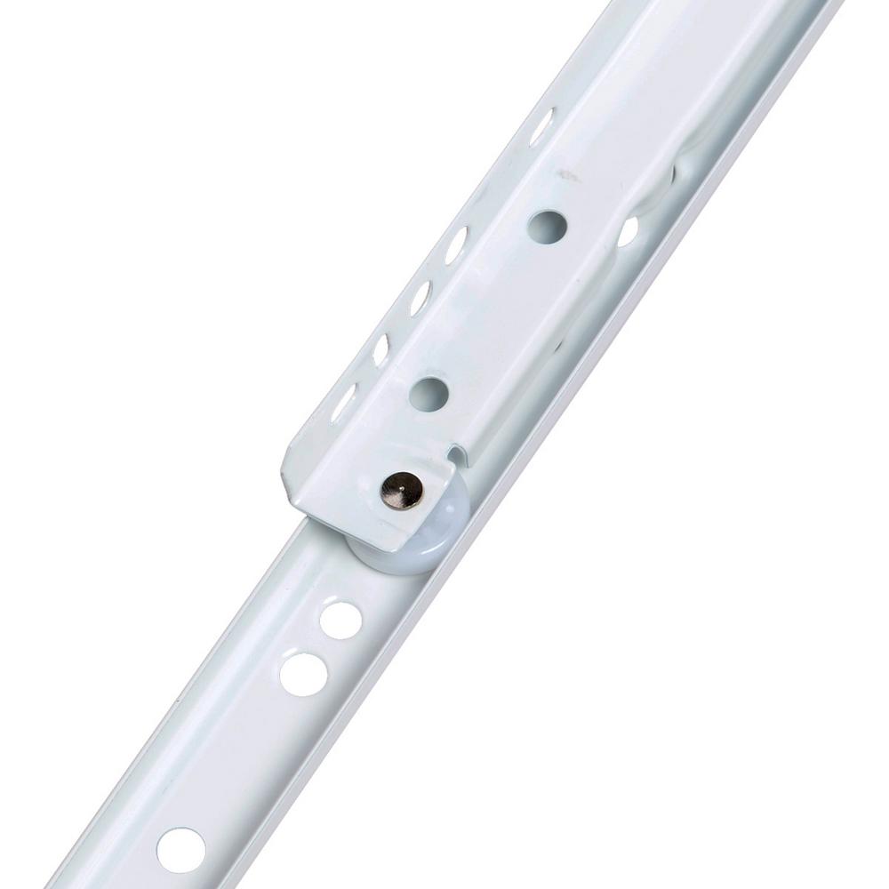 South Main Hardware 20 In White Coated Stainless Steel Euro