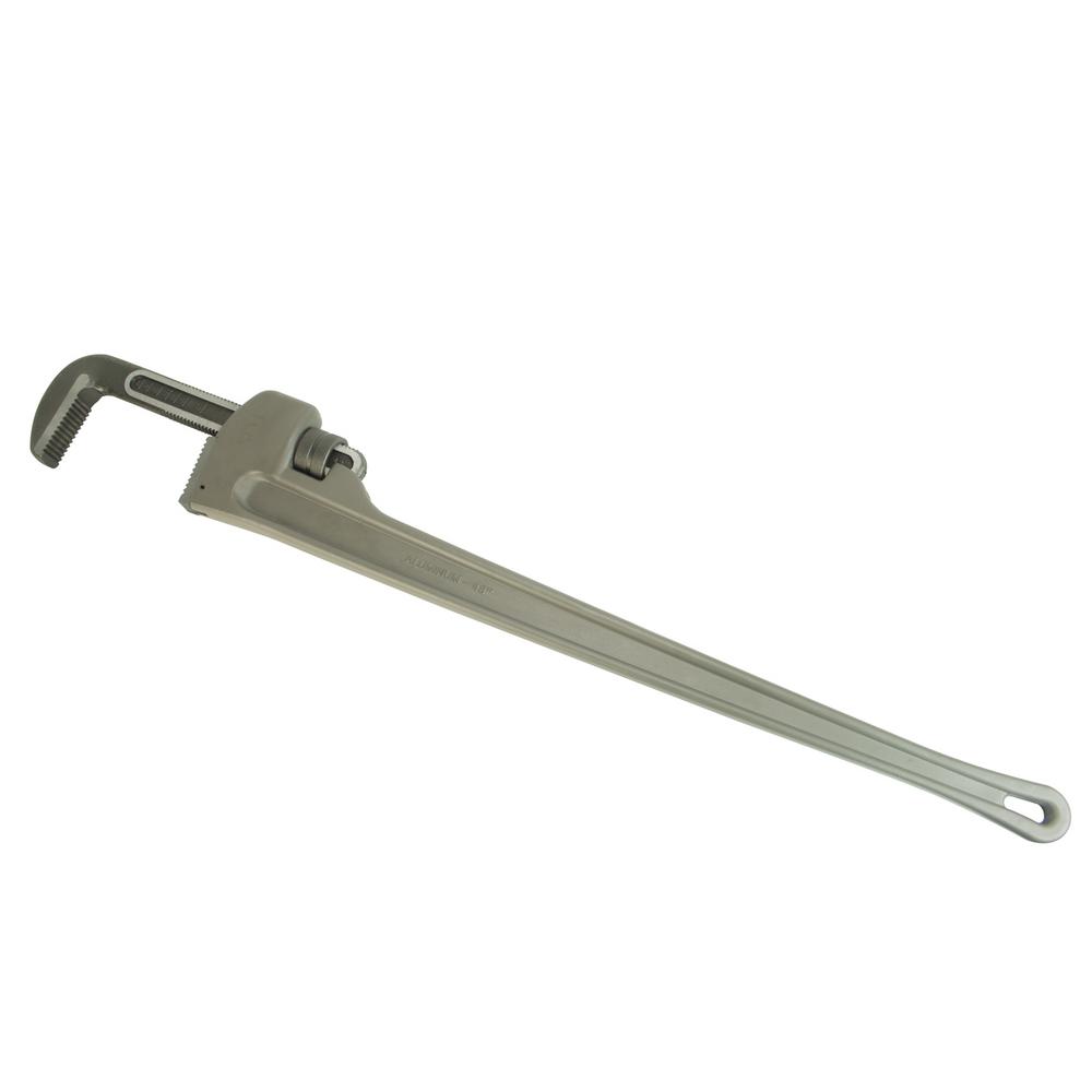 Steel Dragon Tools 48 inch Aluminum Straight Pipe Wrench by Steel Dragon Tools